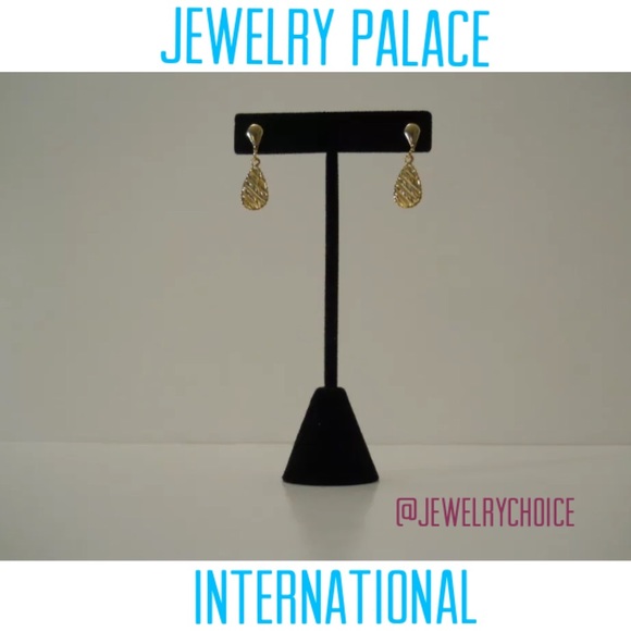 🆕14K Gold Filled Filigree Drop Dangle Earrngs. - Picture 2 of 9